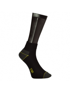 SOK STAPPYELLOW, QUARTER COOLMAX, á 2PR, ZWART- 43/46