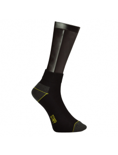 SOK STAPPYELLOW, QUARTER COOLMAX, á 2PR, ZWART- 47/50