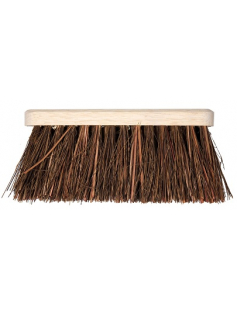 BEZEM - NATUURVEZEL - 30 CENTIMETER - ZONDER STEEL