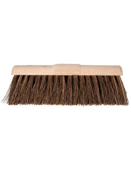 TALEN TOOLS – GEMEENTEBEZEM – HALFROND – NATUURVEZEL – 45 CENTIMETER – ZONDER STEEL
