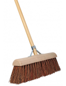 TALEN TOOLS – GEMEENTEBEZEM – HALFROND – NATUURVEZEL – 45 CENTIMETER – ZONDER STEEL