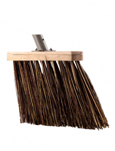 BEDRIJFSBEZEM - GOOTBEZEM - NATUURVEZEL - ZONDER STEEL - 30 CENTIMETER