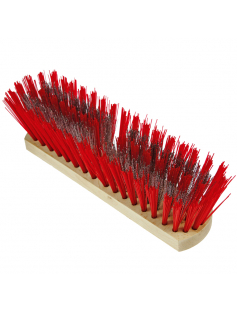 ONKRUIDBEZEM - STALEN HAREN - HOUTEN STEEL - 140 CM