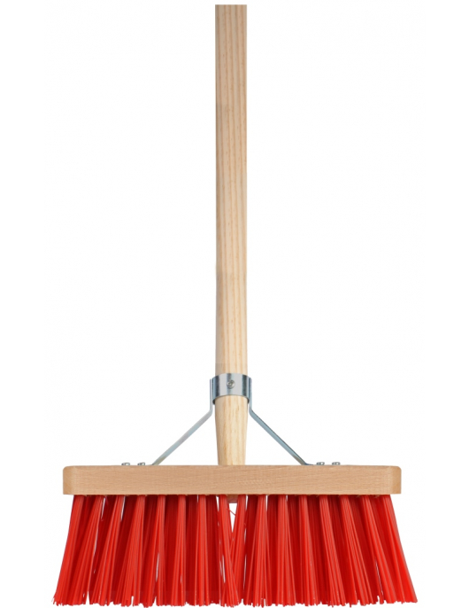 TALEN TOOLS – BEZEM – NYLON – 28 CENTIMETER – HOUTEN STEEL – 140 CENTIMETER