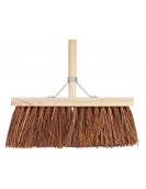 TALEN TOOLS – STADSBEZEM – NATUURVEZEL – 41 CM – HOUTEN STEEL – 140 CM