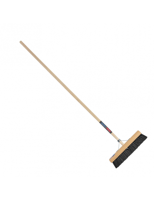 TALEN TOOLS - ZAALVEGER - ZACHTE BEZEM - 40 CM - HOUTEN STEEL - 150 CM