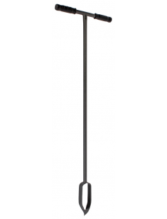 GRONDBOOR - PROFESSIONEEL - GESMEED STAAL - 7 CM - RUBBEREN HANDVATTEN