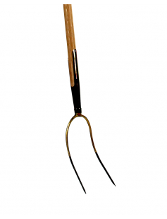 HOOIVORK - 2 TANDEN - MET VEERBUS - ESSENHOUTEN STEEL - 135 CM