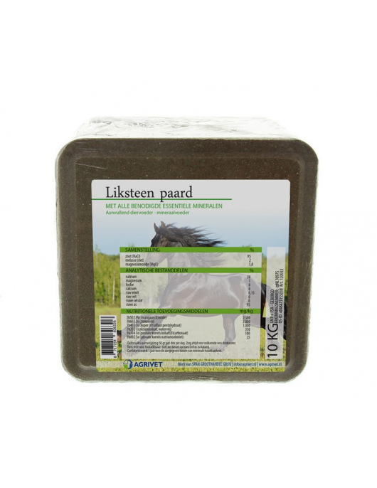AGRIVET LIKSTEEN PAARD 10KG