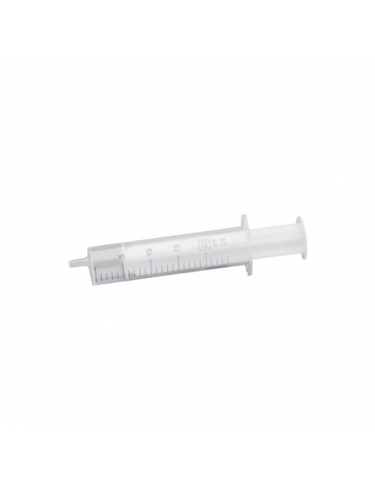 WEGWERPSPUIT LUER ZONDER NAALD 20 ML
