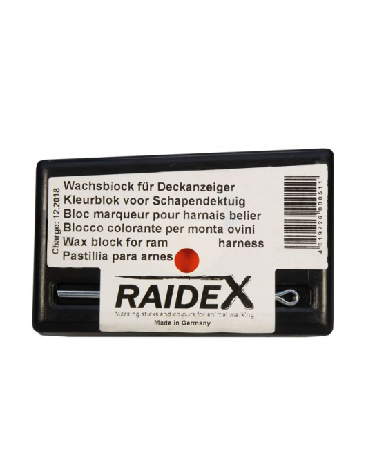KLEURBLOKKEN RAIDEX ROOD