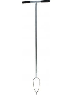 TALEN TOOLS – GRONDBOOR – VERZINKT STAAL – 10 CM – RUBBEREN HANDVATTEN