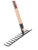 TALEN TOOLS – TUINHARK – GESMEED – PROFESSIONEEL – 12 TANDEN – ESSENHOUTEN STEEL – 160 CM