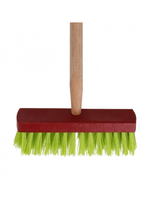 KINDERBEZEM ROOD/GROEN COMPL.
