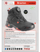 BAAK BRAXTON S3 HOOG ZWART + KRUIPN. BOA 42