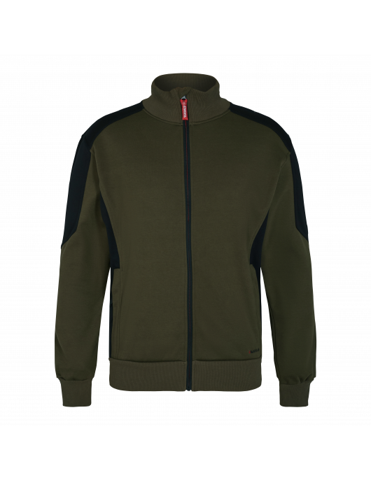 GALAXY SWEAT CARDIGAN - FOREST GREEN/BLACK - L (8830-233 5320- L)