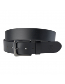 LEATHER BELT - BLACK - 110 CM (0101-2 20- 110 CM)
