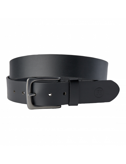 LEATHER BELT - BLACK - 85 CM (0101-2 20- 85 CM)