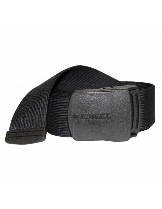 BELT W/PLASTIC BUCKLE - BLACK - 100 CM (9005-2 20- 100 CM)