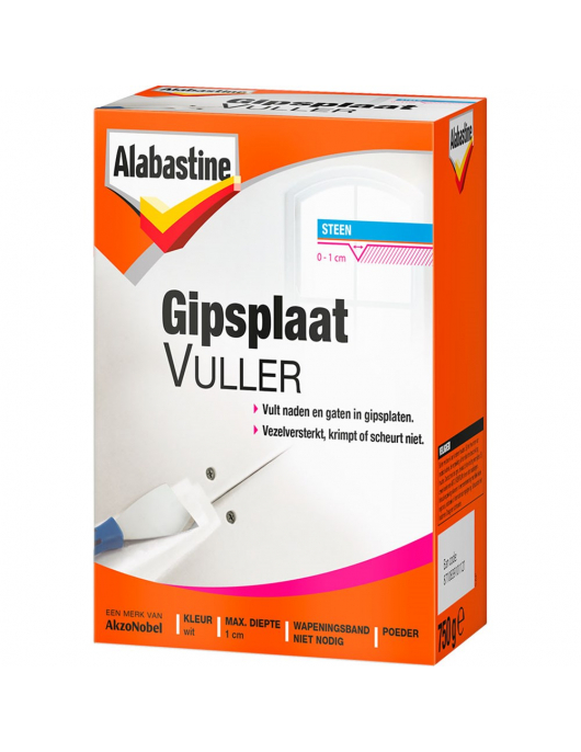 ALAB. GIPSPLAATVULLER 750 GR POEDER