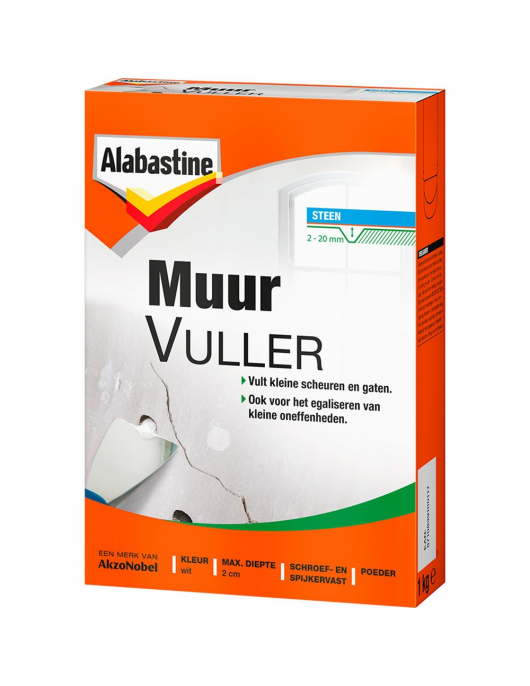 ALAB. MUURVULLER 1 KG.