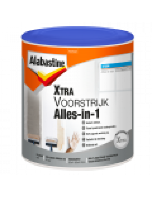ALAB. XTRA VOORSTRIJK WIT 1 L ALLES IN 1