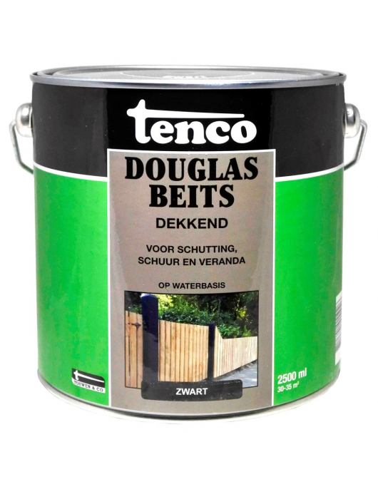 TENCO DOUGLASBEITS DEKKEND ZWART 2,5