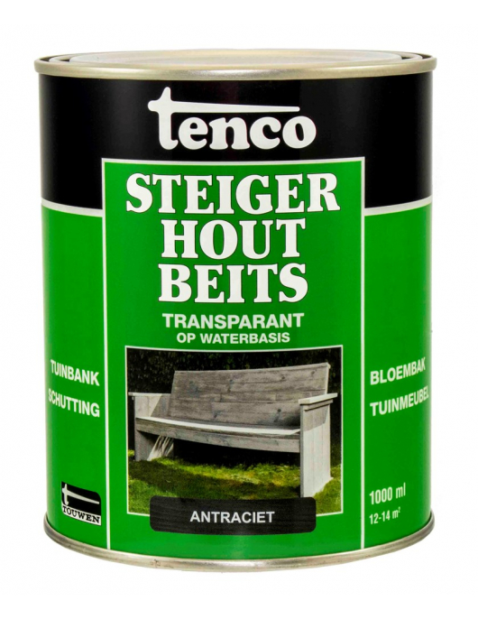 TENCO STEIGERHOUTBEITS ANTRACIET 1
