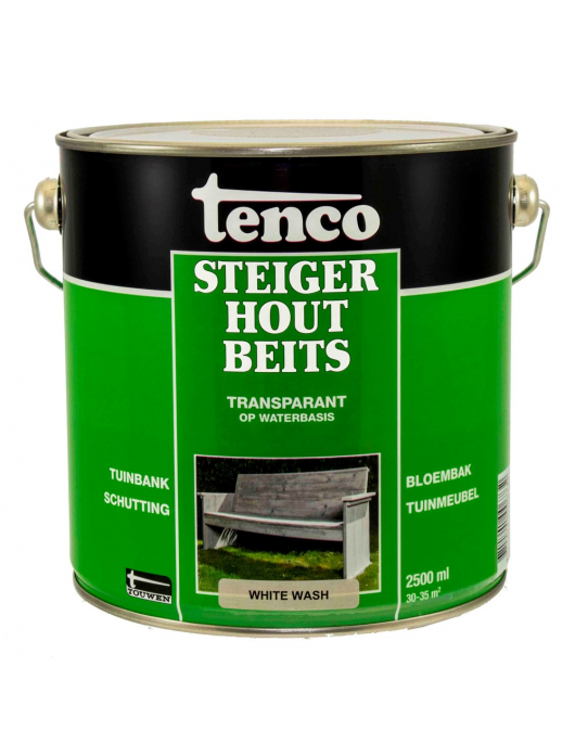 TENCO STEIGERHOUTBEITS WHITE WASH 2,5
