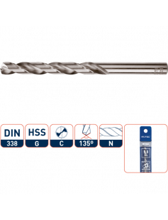 HSS-G SPIRAALBOOR, DIN 338, TYPE N, BLANK, ø8,0 HSS-G SPIRAALBOOR, DIN 338, TYPE N, BLANK, ø8,0