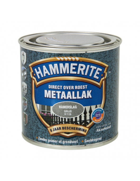 ALAB. HAMMERITE HAMERSL. 250ML GRIJS