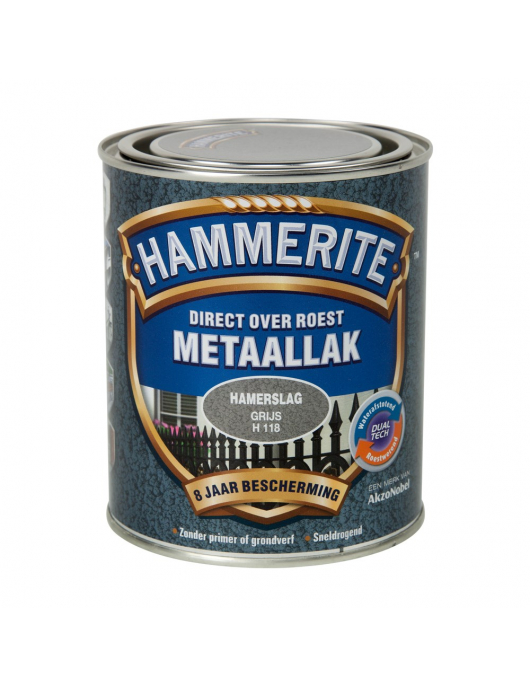 ALAB. HAMMERITE HAMERSL. 750ML GRIJS