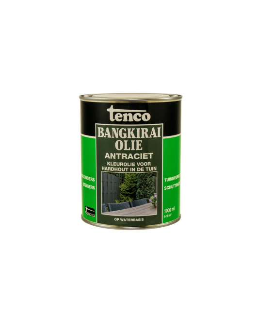 TENCO BANGKIRAI OLIE 1 LTR WATERBASIS ANTRACIET