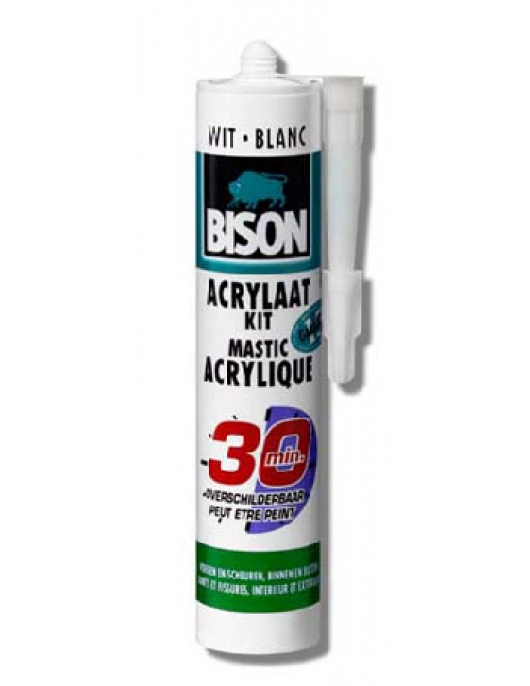 BISON ACRYLAATKIT 30 MIN WIT CRT 300ML*12 NLFR
