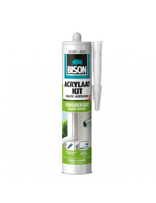 BISON ACRYLAATKIT UNIVERSEEL GRIJS CRT 300ML*12 NLFR