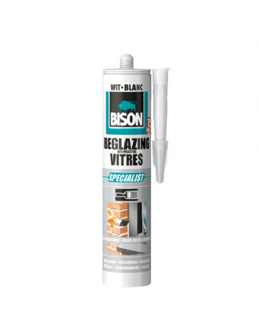 BISON BEGLAZINGSKIT WIT CRT 290ML*12 NLFR