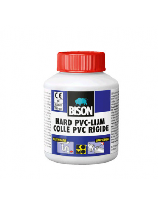 BISON HARD PVC LIJM BOT 250ML*6 NLFR