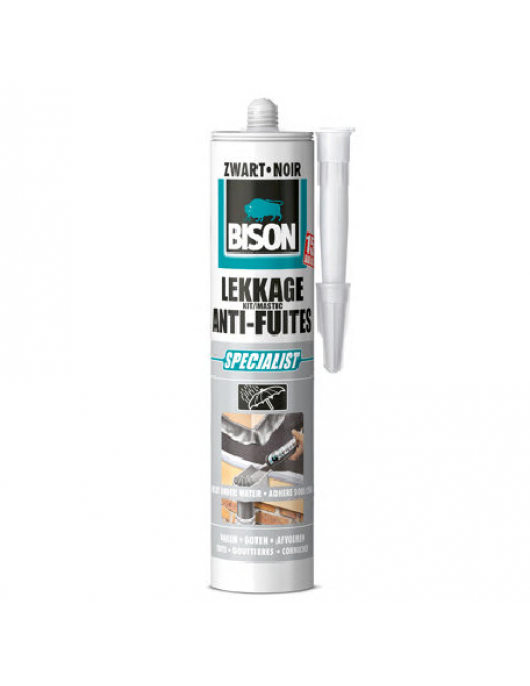 BISON LEKKAGEKIT ZWART CRT 300ML*12 NLFR
