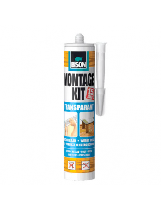 BISON MONTAGEKIT TRANSPARANT CRT 310G*12 NL