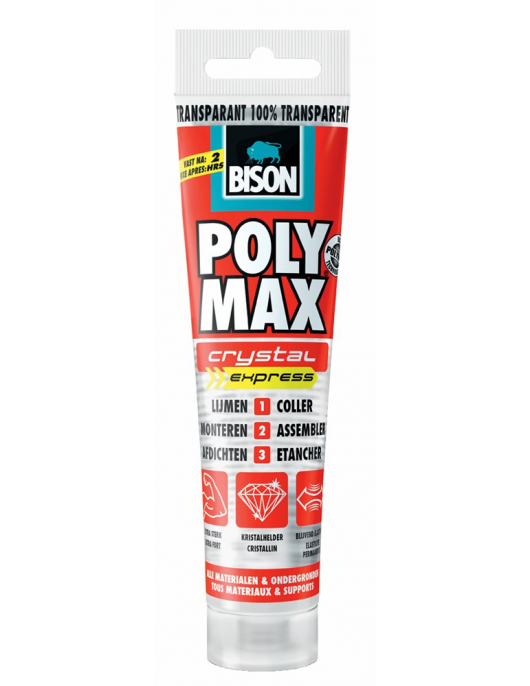 BISON POLY MAX CRYSTAL EXPRESS TUB 115G*6 NLFR
