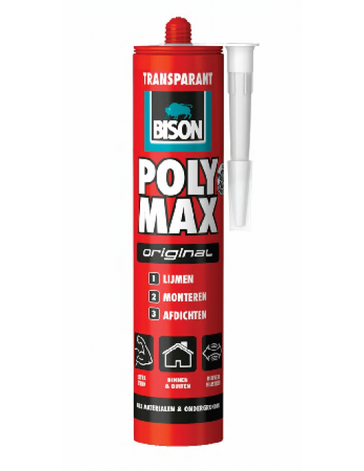 BISON POLY MAX ORIGINAL TRANSPARANT CRT 300G*12 NL