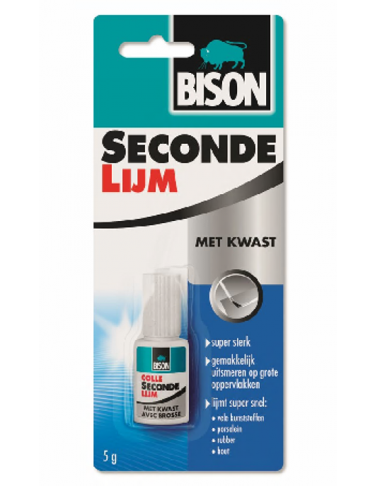 BISON SECONDELIJM MET KWAST CRD 5G*12 NL