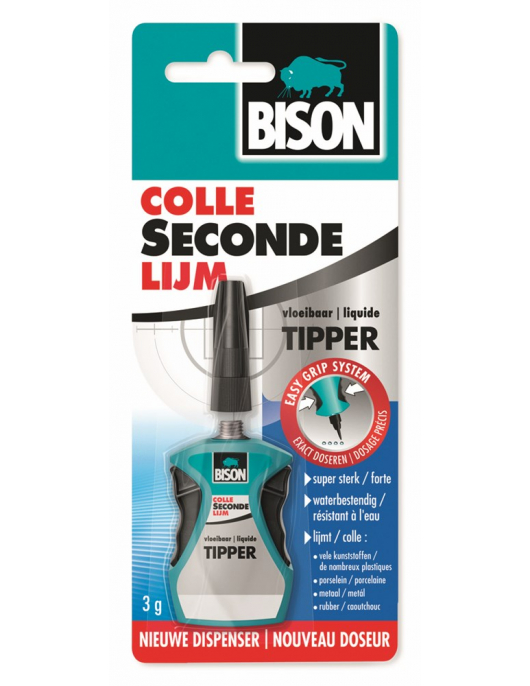 BISON SECONDELIJM TIPPER VLOEIBAAR CRD 3G*12 NL