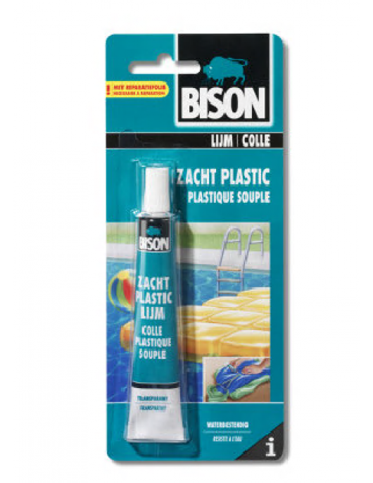 BISON ZACHT PLASTIC LIJM CRD 25ML*6 NLFR