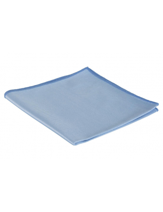MICROVEZEL GLASDOEK GEWEVEN 300 GRAMS 40X40CM, BLAUW PER 3 VERPAKT