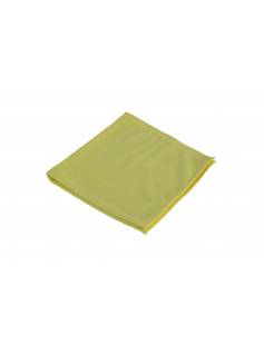 MICROVEZELDOEK PROF GEBREID CA. 315-GRAMS SET 5 &#192; CA. 40X40CM GEEL