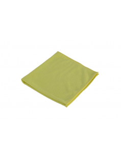 MICROVEZELDOEK PROF GEBREID CA. 315-GRAMS SET 5 &#192; CA. 40X40CM GEEL