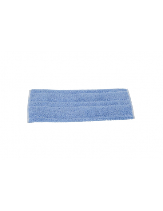 VLAKMOP BLAUWE MICROVEZEL 40X13CM TBV FLAPPEN EN POCKET SYSTEEM