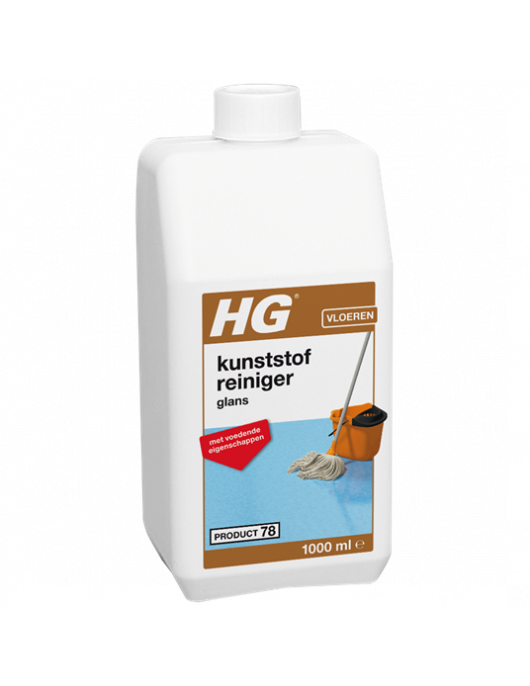 HG KUNSTSTOFREINIGER 1 LTR GLANS (NR. 78)