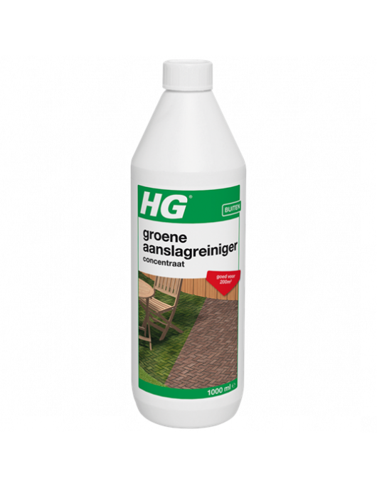 HG GROENE AANSLAGREINIGER CONCENTRAAT 1L 9374N 1 L